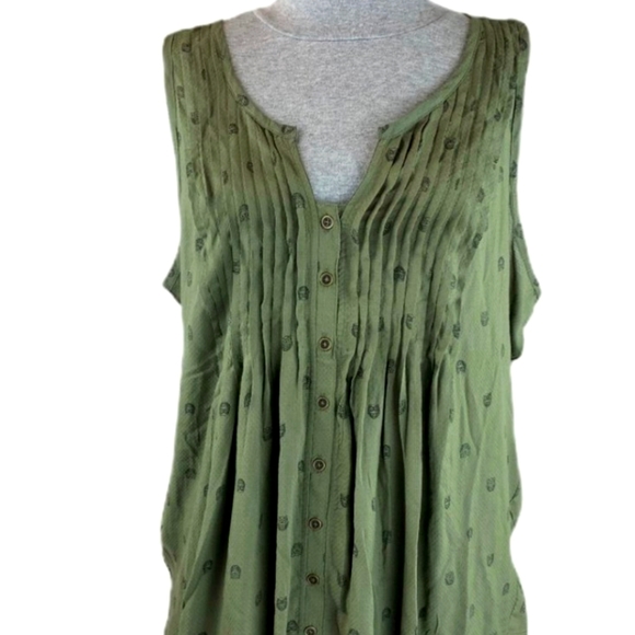 torrid Tops - Torrid 1x olive green owl tee